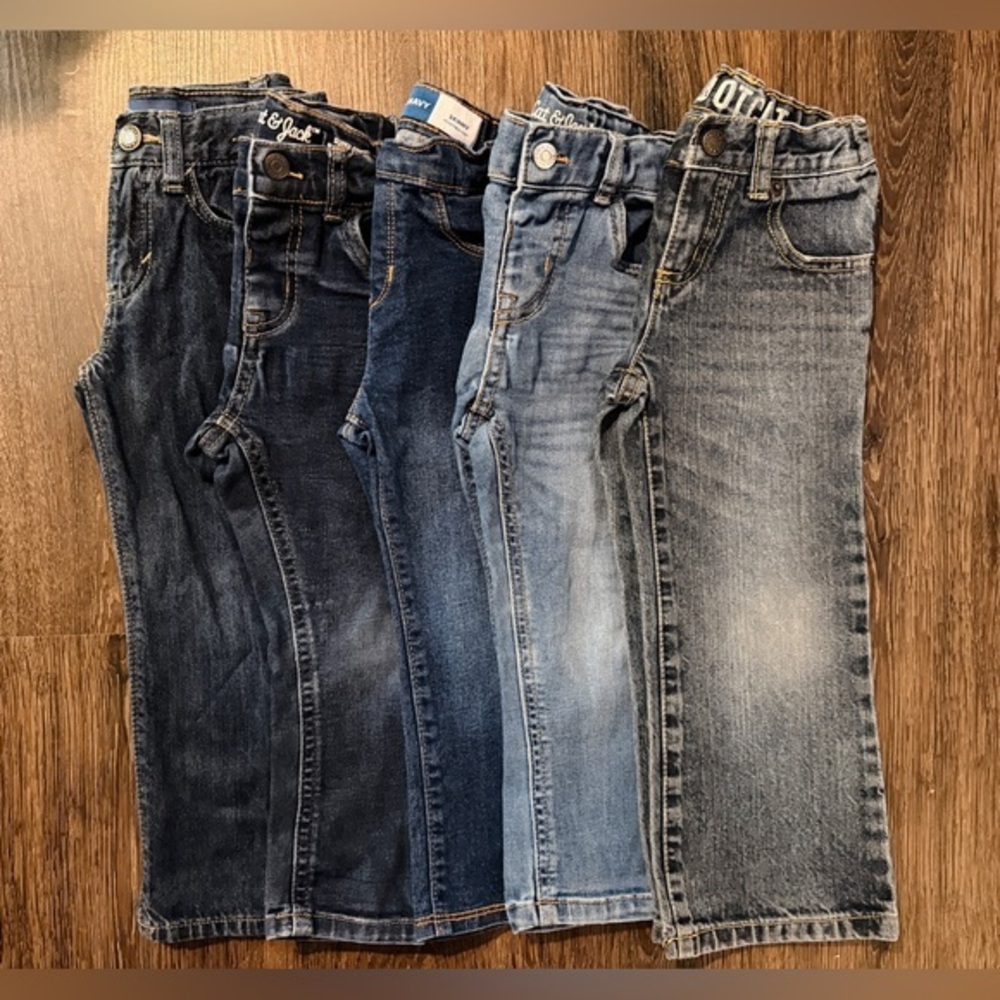Lot of 5 Denim Jeans for Kids